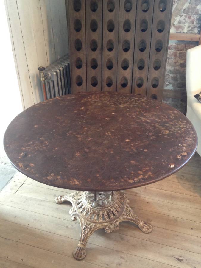 French polished metal table in from The Shop Lewes